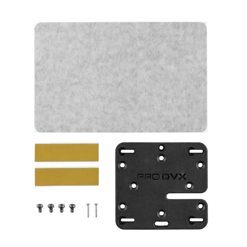 Support discret pour surface vitrée