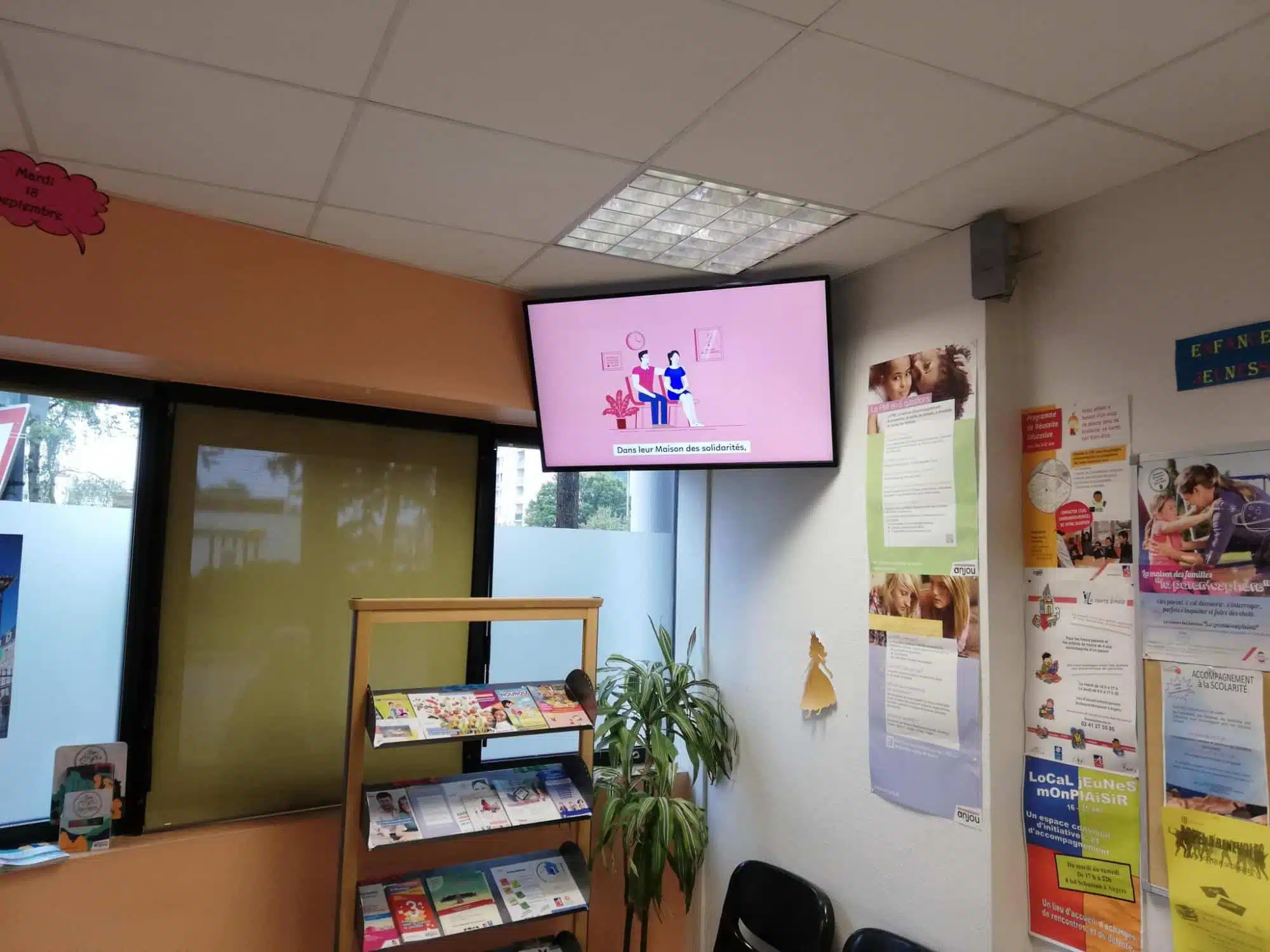 Affichage dynamique dans une administration