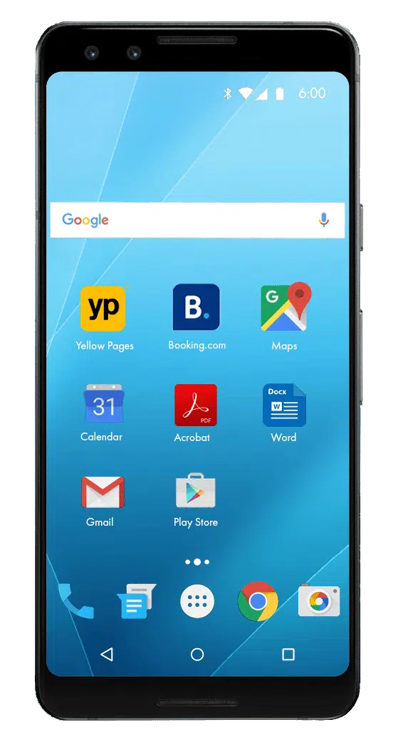 Smartphone géré par la solution MDM Clyd en COBO