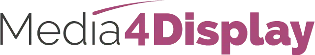 Logo Media4Display - Logiciel d'affichage dynamique