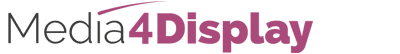 Logo Logiciel d'affichage dynamique Media4Display