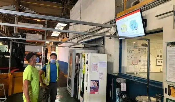 Saint Gobain Isover Placoplatre affichage dynamique industrie