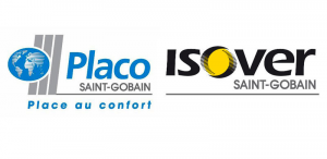 Logo Saint Gobin Placo et Isover clients Telelogos