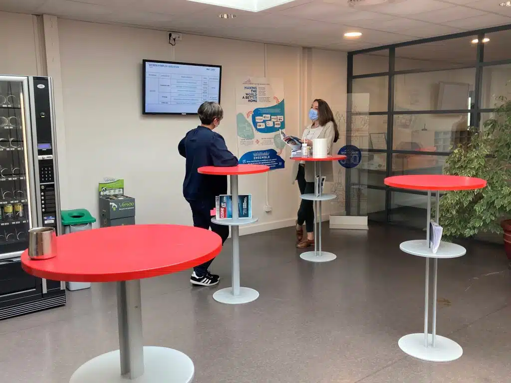 Affichage dynamique dans l'industrie chez Saint Gobin