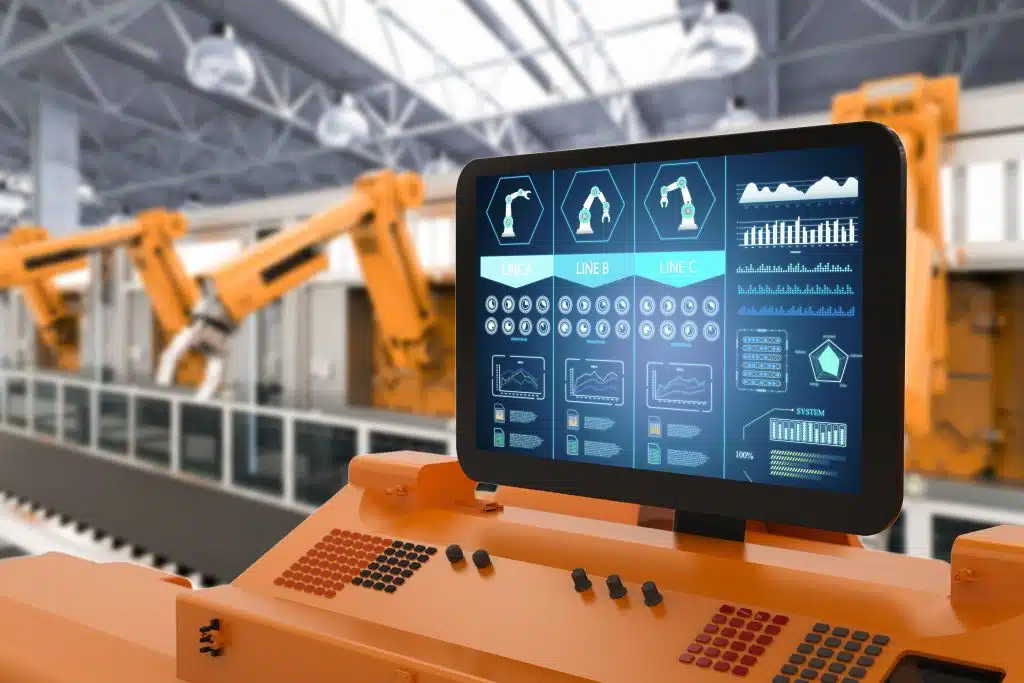 Management visuel via l'affichage dynamique dans l'industrie