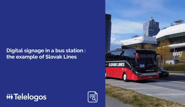 Digital signage in a bus station : the example of slovak lines