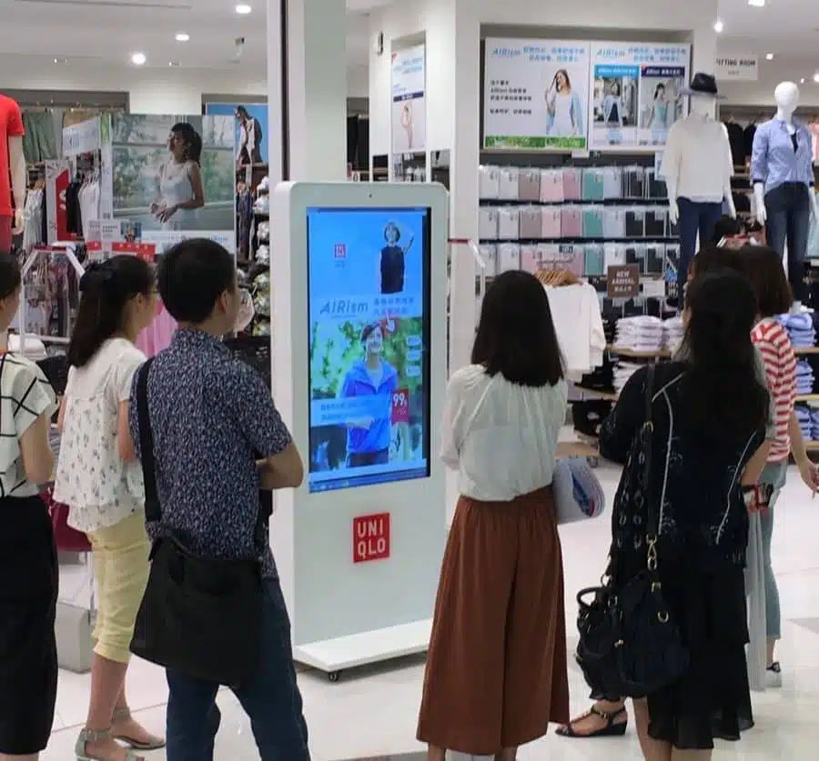 Affichage dynamique pour écrans interactif en magasin