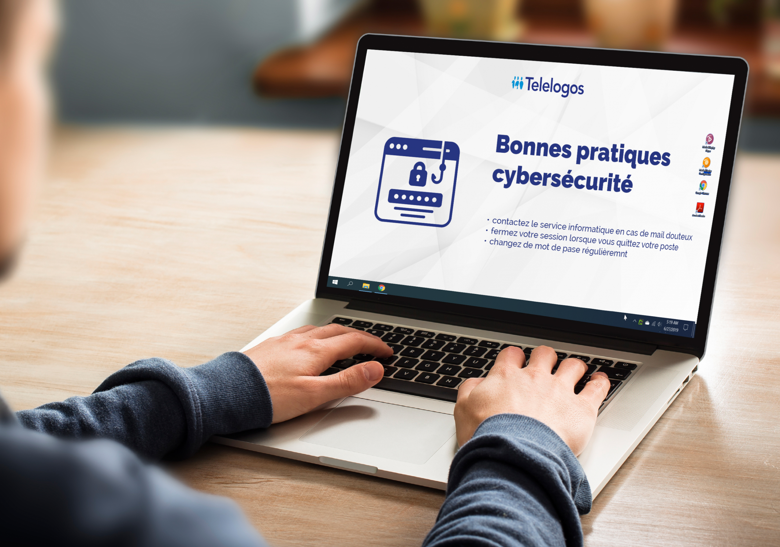Logiciel de diffusion de bonnes pratiques pour prévenir en entreprise