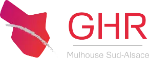 Logo GHR Mulhouse Sud-Alsace client affichage dynamique Telelogos