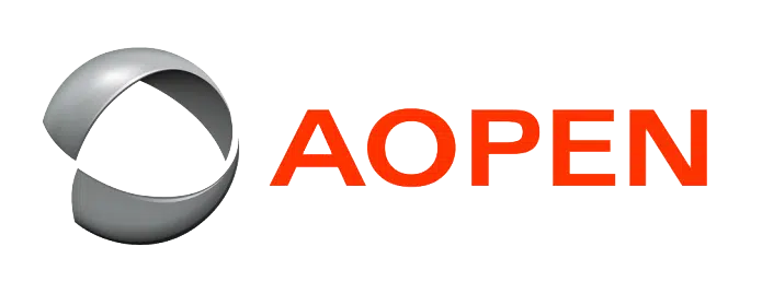 Logo AOPEN partenaire fournisseur de tablettes de réservation de salle de réunion