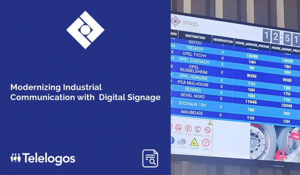 Modernizing Industrial Communication with Media4Display Digital Signage