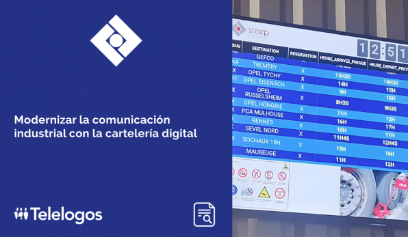 Modernizar la comunicación industrial con la cartelería digital