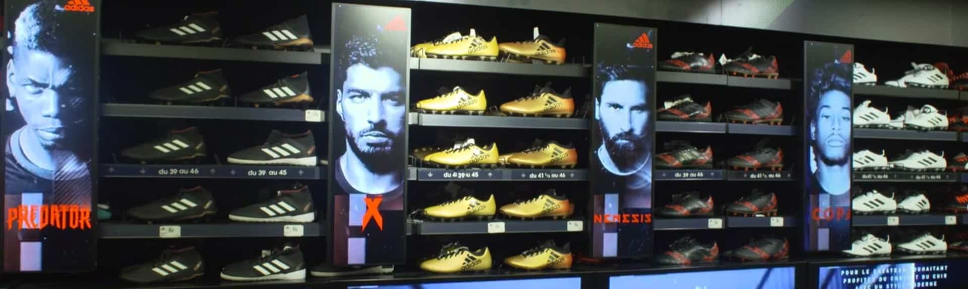 Exemple d'écran publicitaire en magasin